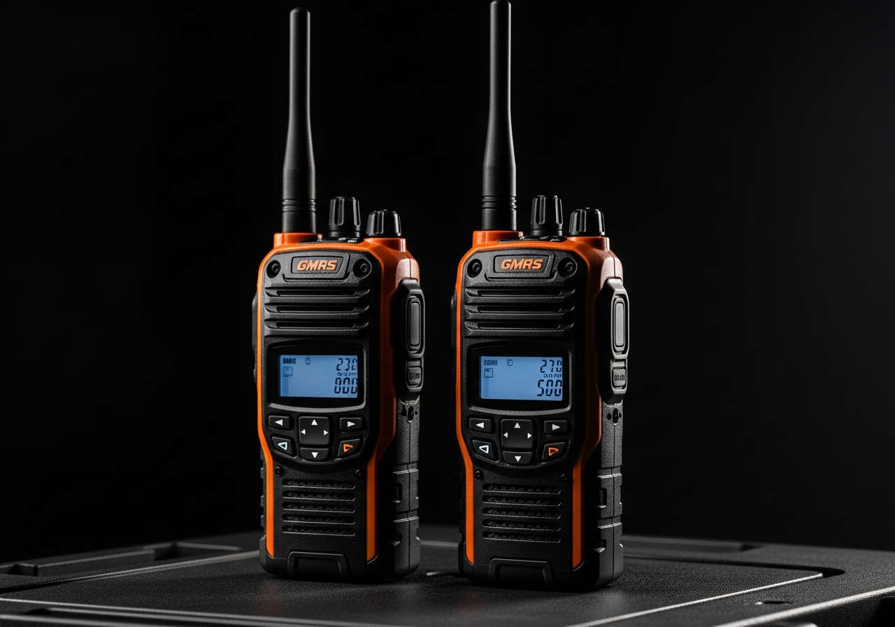 Military-grade tactical GMRS radios